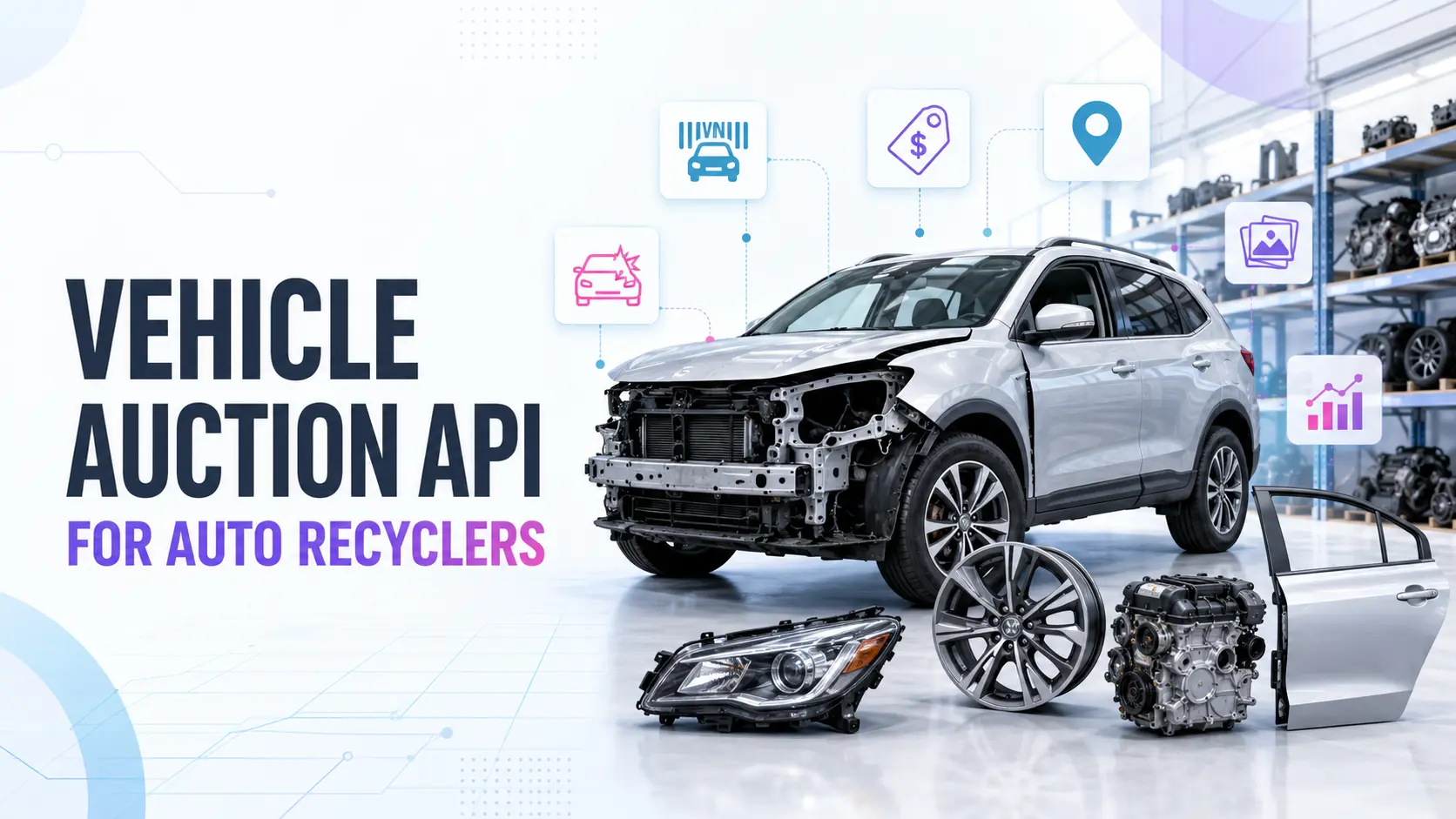 Vehicle Auction API for Auto Recyclers & Salvage Yards
